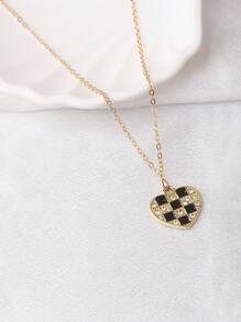 女士全新时尚心形项链吊坠 - 愛心 - 查看 5