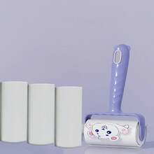 Creative Cute Lint Roller - Reusable Adhesive Paper Roller Brush For Removing Lint, Hair And Dust From Clothes, Home Use - Multicolor - View 10