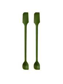 Keidason 2-In-1 Multifunctional Silicone Butter Spatula/Jam Spoon ,Dual-Head Available, Clean Peanut Butter Jar Gadget,Kitchen Gadget For Cream, Cooking & More