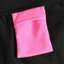 PRO TOUCH 女士高腰紧身健身紧身裤、瑜伽跑步训练裤 - 黑色 - 查看 7