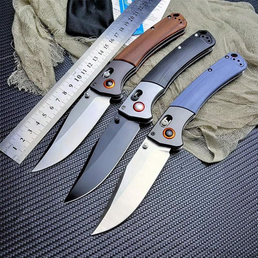 BM 15080 Crooked River S30V Blade Pocket Knife G10 Handle Camping