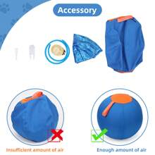 Pet Inflatable Big Ball Toys, A Full Set Of Dog Balls, Golden Hair, Bite Resistant Balls, Boredom Relieving Balls, Corgi Self Hi Pet Training Balls, Dog Toys For Dogs, Cattle Dog Horse Balls, Australian Shepherd Dog Horse Balls (S -17.7 Inches)