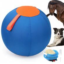Pet Inflatable Big Ball Toys, A Full Set Of Dog Balls, Golden Hair, Bite Resistant Balls, Boredom Relieving Balls, Corgi Self Hi Pet Training Balls, Dog Toys For Dogs, Cattle Dog Horse Balls, Australian Shepherd Dog Horse Balls (S -17.7 Inches)