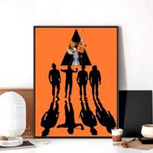 1pc Wall Arts Posters Frameless Clockwork Orange Poster Frameless Poster Kraft Club Bar Paper Retro Poster Wall Art Painting Bedroom Learning Pop,Canvas