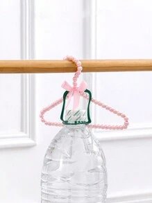 1 Stück Kunstperlen Hänger Schleife Hänger Kunstperlen Hose Clip Haustier Hänger Kleidung Aufhänger Fee Kleider, Hosen, Schuhe, Jeans, Stiefel, Röcke aufhängen, Frühling, minimalistisch, Sommer Oberteile