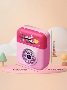 With Three Rolls Of Paper Printing Camera Supports High Resolution Dual Camera Photography And Video-Pink - Pink - View 7