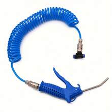 Ống khí nén có thể kéo dài 5m/196,85in - Dụng cụ vệ sinh chi tiết vòi phun chính xác để vệ sinh xe tải và máy móc - Không cần pin, nhẹ và dễ sử dụng - Màu xanh lam - Xem 9