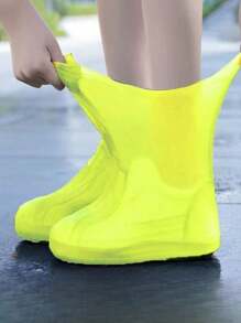 1/3 Pairs Silicone Rain Boots, Waterproof, Padded, Anti-Slip Durable Shoe Covers, Suitable For Outdoor Activities, Holidays, Gifts And Business Use!