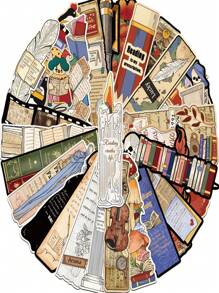 30 PIEZAS Marcador de libros de estilo de lectura con formas raras y divertidas, personalizados con dibujos animados retro, como hongos, plumas, etc. para marcar de manera creativa tus libros.