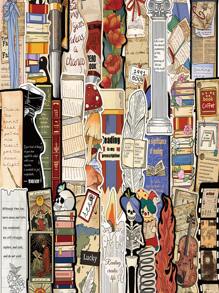 30 PIEZAS Marcador de libros de estilo de lectura con formas raras y divertidas, personalizados con dibujos animados retro, como hongos, plumas, etc. para marcar de manera creativa tus libros.