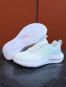 Giày chạy bộ thể thao nữ cỡ lớn thời trang, nhẹ, buộc dây, chống trượt, chống mài mòn, mùa xuân và mùa thu - Nhiều màu - Xem 4