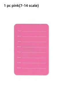 Tabla con escala para aplicar pestañas postizas, regla portátil de mano para pestañas, herramienta esencial para artistas de extensión de pestañas - Multicolor - Ver 16