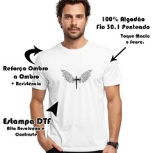 Unisex Comfortable Cotton Printed T-Shirt Enjoy Peace Fenix - 白色 - 查看 3