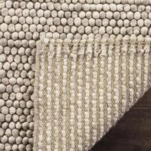 Indoor Area Rug - 8' X 10', Beige, Handmade Wool, Ideal For High Traffic Areas In Living Rooms, Rugs - 米色 - 查看 4