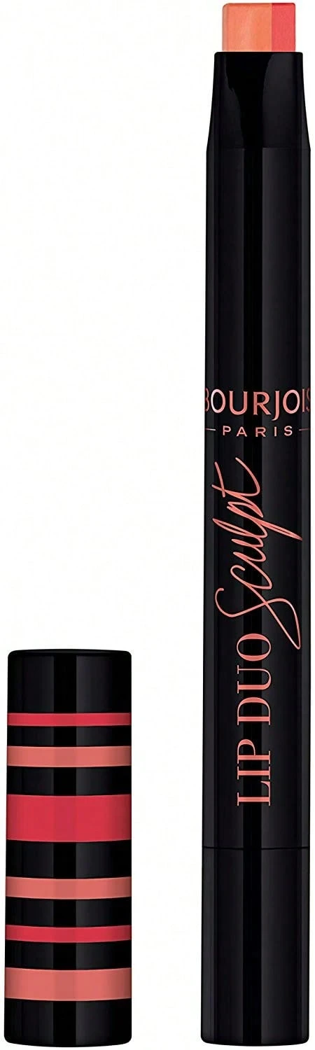 Bourjois Paris Lip Duo Sculpt Lipstick - 02 Peach Shake - 02 Peach Shake - View 1