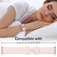 10 sztuk wodoodpornych pasków kompatybilnych z paskiem Apple Watch 38 mm 40 mm 41 mm 42 mm 44 mm 45 mm 46 mm 49 mm dla mężczyzn i kobiet, miękki silikonowy pasek sportowy kompatybilny z Apple Watch Series 10 SE 9 8 7 6 5 4 3 Ultra - Wielokolorowe - Zobacz 2