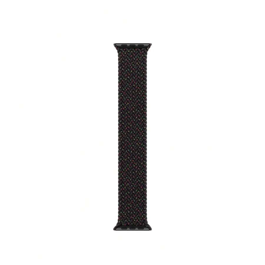 Apple Watch Braided Solo Loop 41mm - Black Unity - Size 5 - màu đen - Xem 1