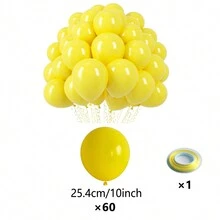 193 件黄色、马卡龙色、镀铬金乳胶气球套装，蜜蜂主题适合蜂蜜主题派对、生日派对、性别揭晓、向日葵派对、派对装饰 - 彩色 - 查看 12