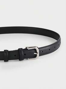 1pc Men's Waist Belt Simple And High-End Single Needle Buckle Belt, Student Youth Leisure Versatile Decorative Pants Belt Summer, Schoolcasual, Business, Boyfriend Husband Father Dad Men Gift, Daily Wear, Fashion, Teen, Outdoor, Vacation, Athletic, Travel, Street, Boho, Vintage Autumn-Winter Accessories,Suitable For Teens, Youth,Men,Casual, Outdoor, Athletic, Vacation, Graduation Gifts, Birthday, Daily Wear - Pin Buckle - View 5