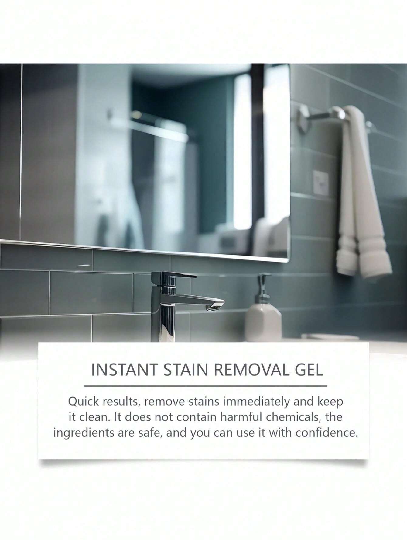 Stain Removal Gel, AntiMold Cleansing Gel For Cleaning Washing Machine