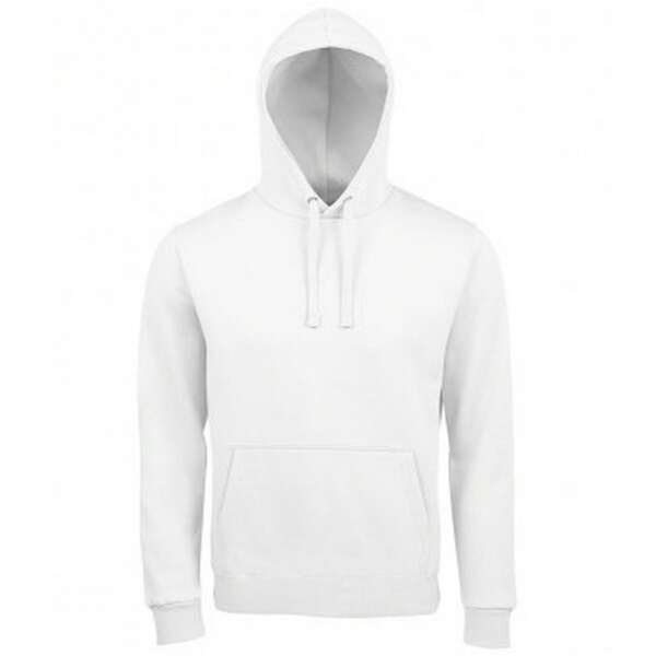 SOLS Unisex Adults Spencer Hooded Sweatshirt (White)