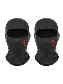 2 chiếc mặt nạ trùm đầu in hình Unisex, chống tia UV cho các môn thể thao ngoài trời như du lịch, đạp xe, đi bộ đường dài, câu cá, phù hợp cho mọi mùa - Nhiều màu - Xem 14