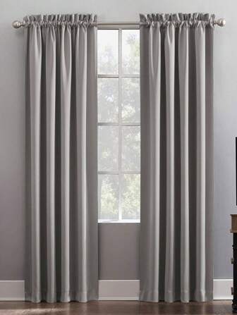 1 件装遮光静音书房窗帘，简约实用，多功能