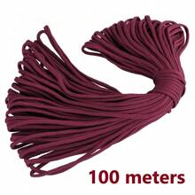 10/50/100m/Pcs Multi-Color 7-Core Reflective Emergency Rescue Rope, Outdoor Camping Climbing Utility Paracord, Tent Survival Leash, Parachute Cord, Woven Rope For Clothesline, Pet Leash, DIY Crafts