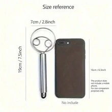 1pc Stainless Steel Multifunctional Manual Egg Beater, Cream & Egg White Whisk, Handheld Mixer, Small Kitchen Baking Tool