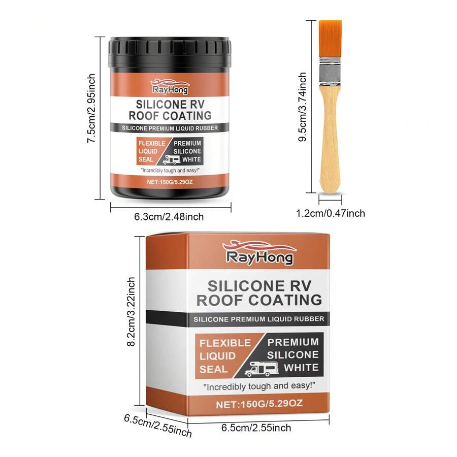 Silicone RV Roof Paint RV Roof Repair Wood Paint Leak Sealant SHEIN USA