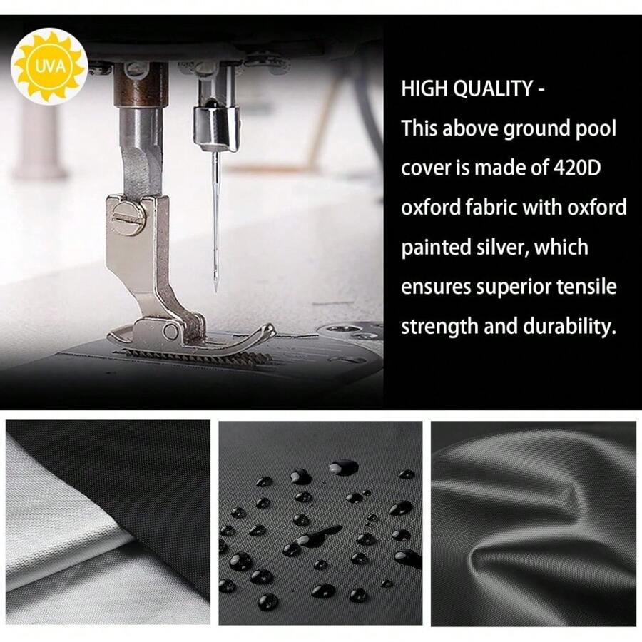 12 FT Round Swimming Pool Cover, Solar Pool Covers For Above Ground