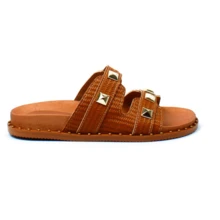 Women's  Pyramid Spike Summer Sandal - 駝色 - 查看 1