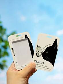 1PC Giá đỡ thẻ dọc Ins thẩm mỹ dễ thương sáng tạo hoạt hình Giá đỡ thẻ trường học Dây co giãn lò xo Thẻ ăn trưa có thể thu vào Thẻ xe buýt Thẻ tàu điện ngầm Giá đỡ thẻ ID công việc - Vòng đệm lò xo - Xem 4