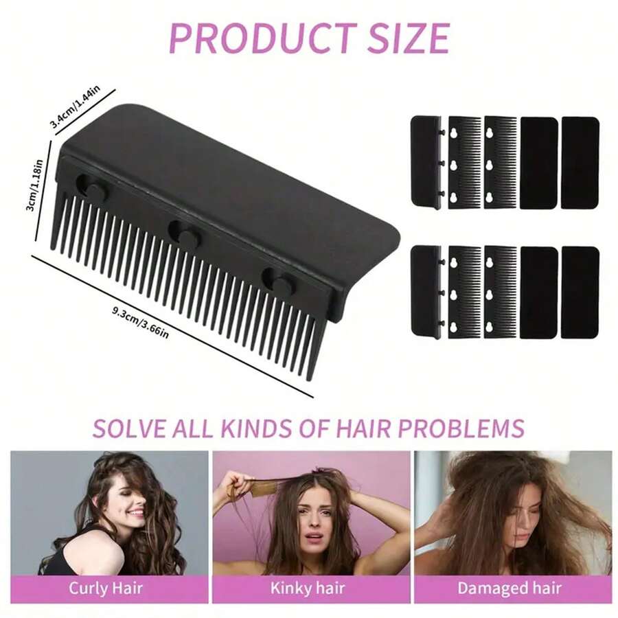 Flat Iron Comb Detachable Straight Hair Comb, Hair Salon, Home Electric