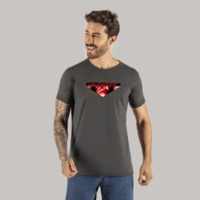 Cotton T-Shirt Streetwear Various Colors California Landscape - 深灰色 - 查看 1