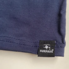 Paris Tires Comfortable Printed Combed Cotton 30.1 T-Shirt - 藏蓝色 - 查看 3