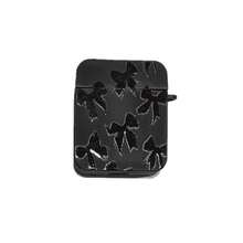 Ốp lưng điện thoại Full màn hình nâng cao tương thích với Apple Airpods Por2 Vỏ bảo vệ tai nghe Bluetooth không dây Airpods 2 thế hệ 3 thế hệ - Nơ đen + khóa treo - Xem 12