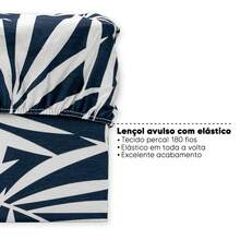 Fitted Sheet With Elastic All Around Printed Percale 180 Thread Count 80% Cotton - 分公司 - 查看 2