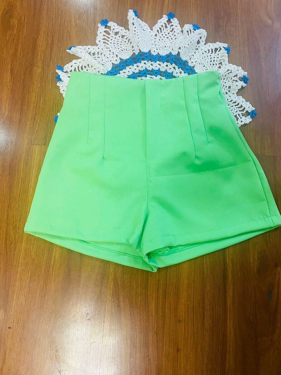 Women Shorts - Green - View 1