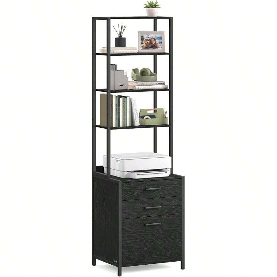 VASAGLE File Home Office Filing With HeightAdjustable