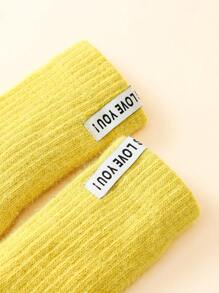 女士长款触屏手套一双，撞色设计，保暖防风，适合冬季骑行/驾驶 - 分指手套 - 查看 10