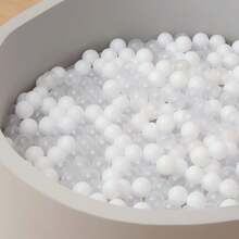 30 piezas de bolas de plástico resistentes a la presión de 2.17 pulgadas/5.5 cm de colores para piscina de bolas de niños pequeños, parque infantil, tienda de campaña, decoración de fiestas de cumpleaños - suaves y seguras, perfectas para fiestas, parques infantiles y piscinas