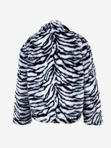Men's Winter Keep Warm Overcoat Fluffy Fashion Short Coat Outwear Clothing