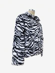 Men's Winter Keep Warm Overcoat Fluffy Fashion Short Coat Outwear Clothing