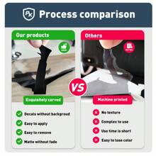 1 pièce Sticker mural en PVC asymétrique en forme d'étoile et de lune de licorne mignonne avec nom personnalisé, pour chambre, usage quotidien et universel, amovible - noir - Voir 4