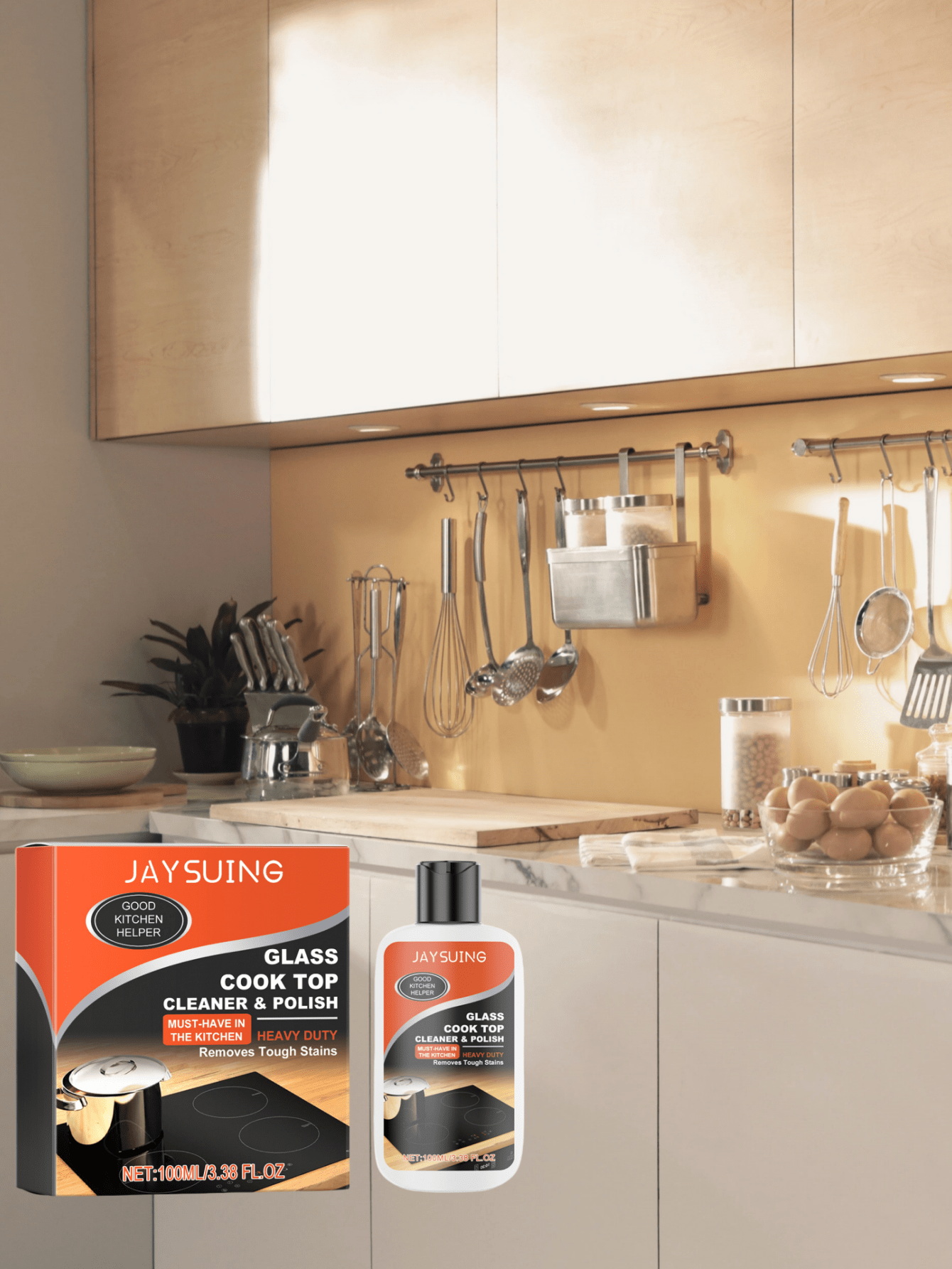 Stove Cleaning Kit Kitchen Cooktop Heavy Oil Cleaning Kitchenware Stain