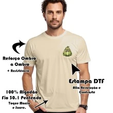 Camiseta Algodão Confortável Estampada Premium Bolinha forte Minimalista