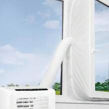 Cecotec Kit pour Climatiseur Couvercle Isolant 230x35. Pour Fenêtres 230x35 cm, 100% Polyester, Isolation Extérieure, Étanchéité Parfaite - Multicolore - Voir 1