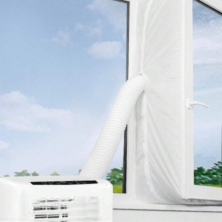 Cecotec Kit pour Climatiseur Couvercle Isolant 230x35. Pour Fenêtres 230x35 cm, 100% Polyester, Isolation Extérieure, Étanchéité Parfaite - Multicolore - Voir 1