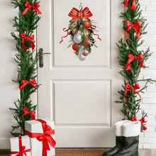 2 adesivos de parede para janela, decorações de videira suspensas, removíveis e removíveis, decorações de janela de Natal, feriado, inverno, feliz ano novo, adesivos, decalque de parede, decalque de vinil para decoração de casa, itens de decoração de primavera renovam sua casa, adesivos de decoração Rama
